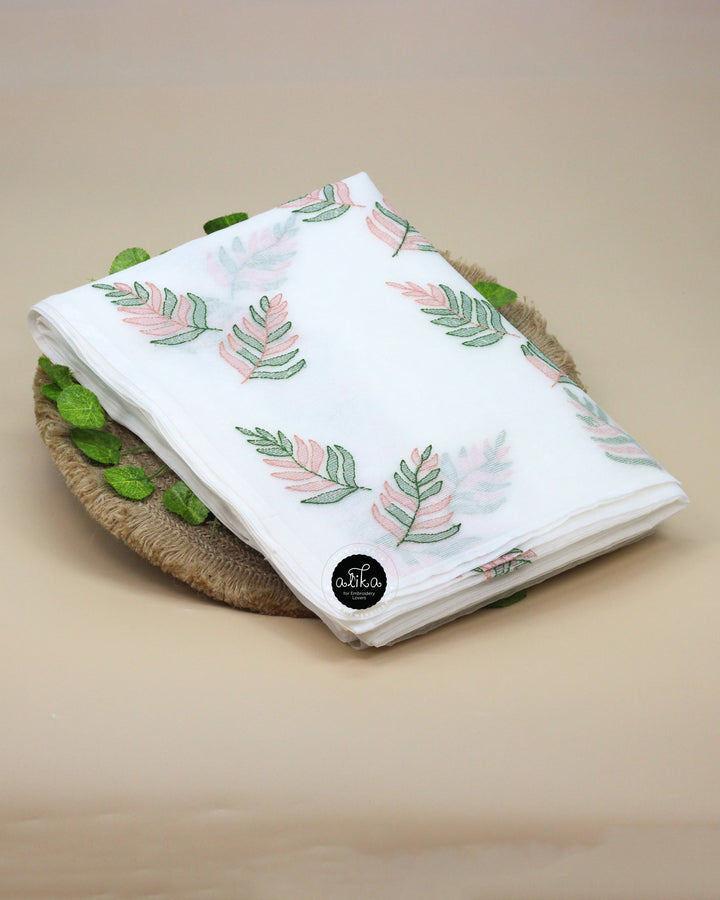 White Kota Saree with Shadow Work – Subtle Sophistication