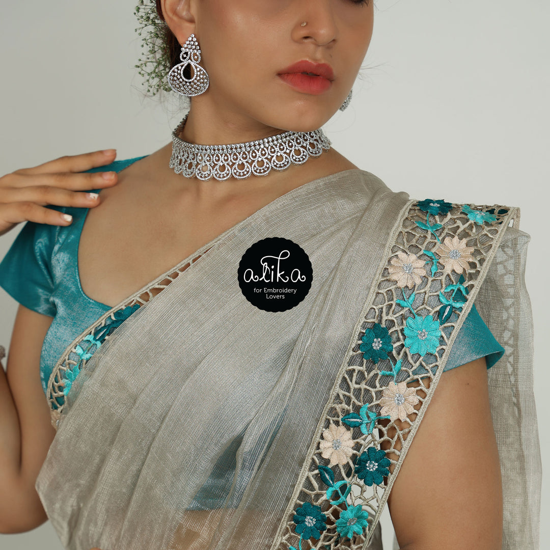 Sizzling Silver &amp; Blue