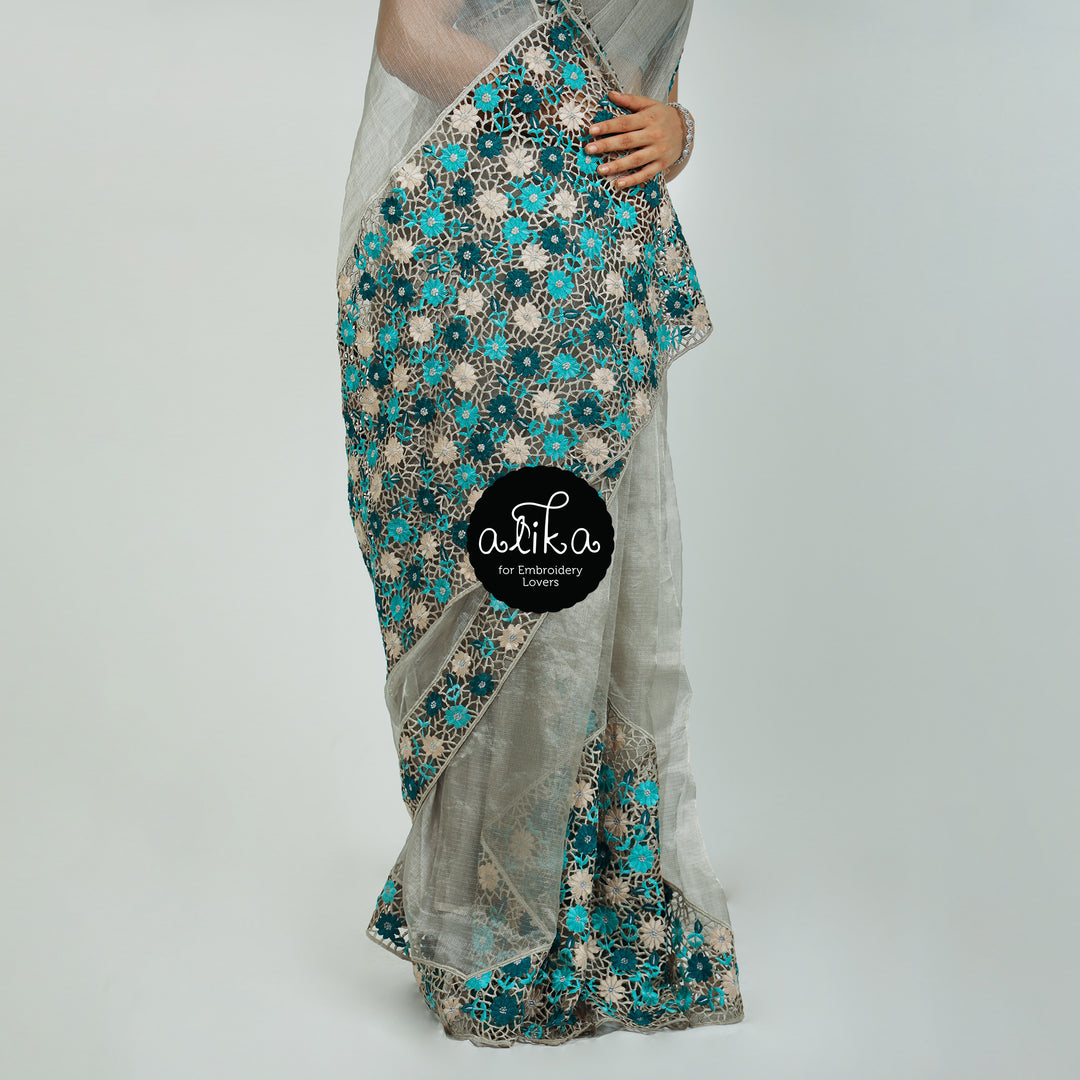 Sizzling Silver &amp; Blue