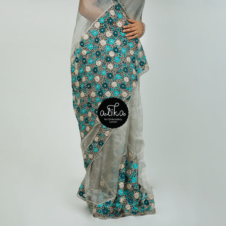 Sizzling Silver &amp; Blue